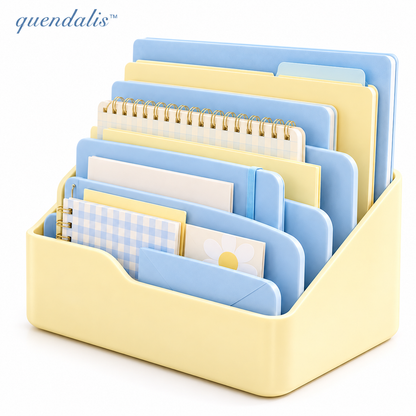 𝒒𝒖𝒆𝒏𝒅𝒂𝒍𝒊𝒔™ Five-Slot Vertical File Sorter