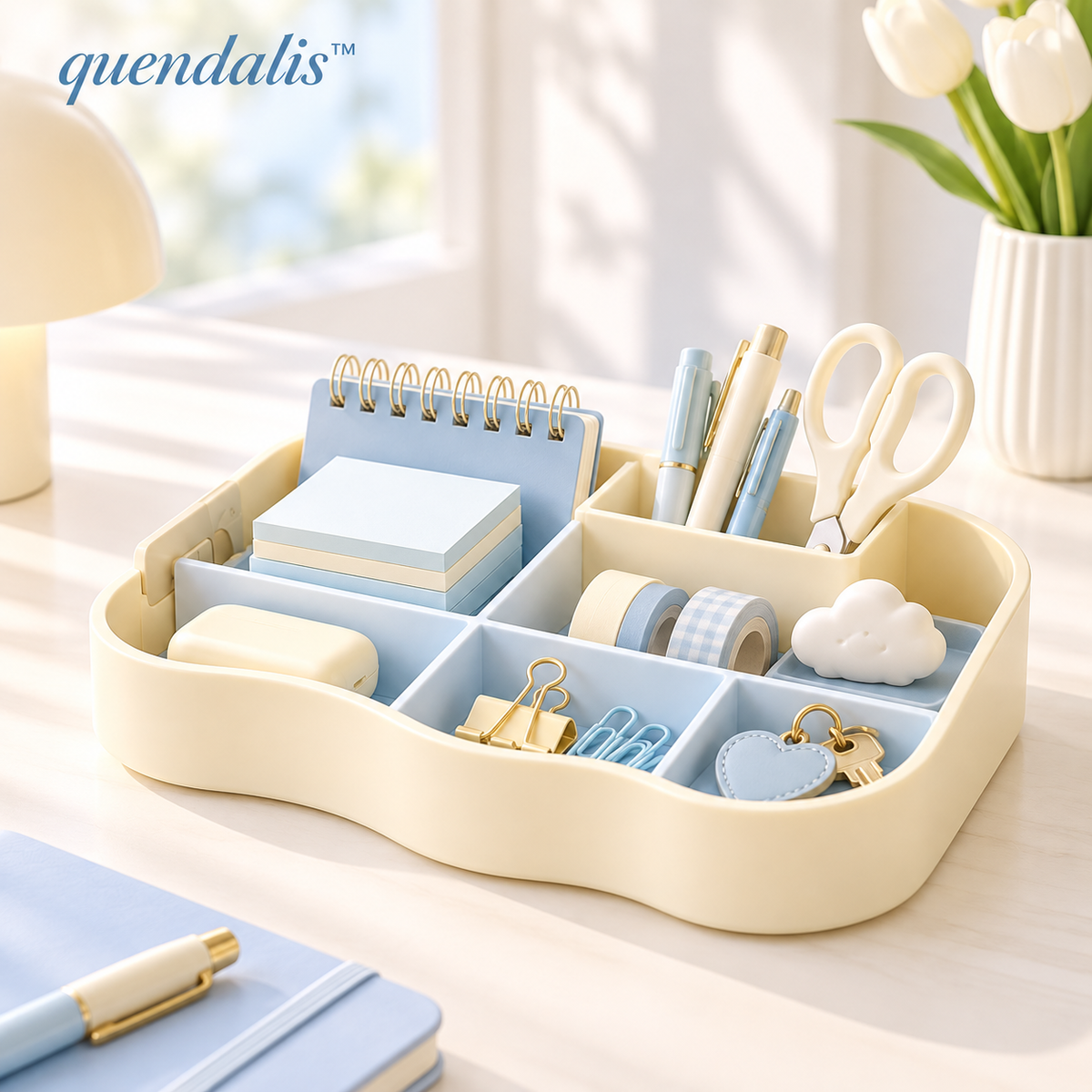 𝒒𝒖𝒆𝒏𝒅𝒂𝒍𝒊𝒔™ Desktop Catchall Tray