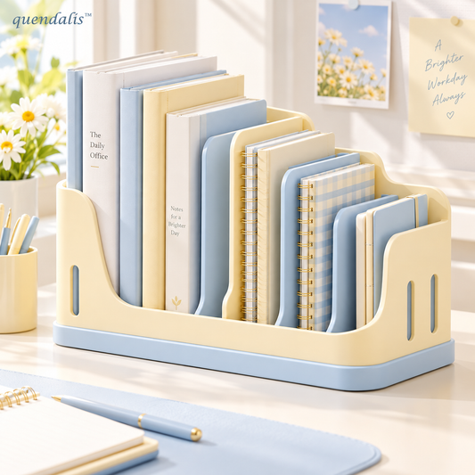 𝒒𝒖𝒆𝒏𝒅𝒂𝒍𝒊𝒔™ Desktop Book & Notebook Rack