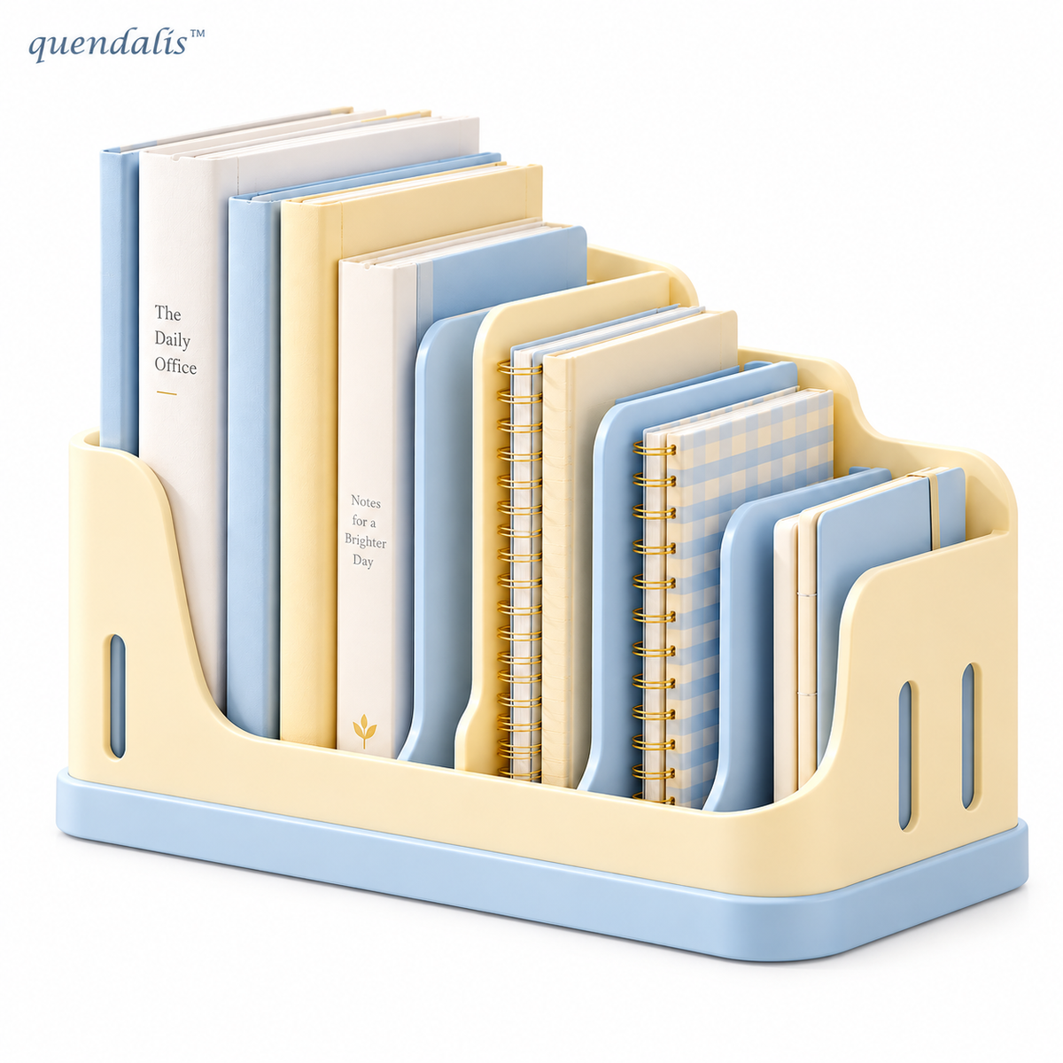 𝒒𝒖𝒆𝒏𝒅𝒂𝒍𝒊𝒔™ Desktop Book & Notebook Rack