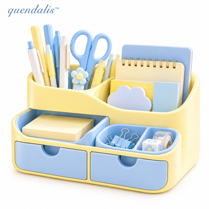 𝒒𝒖𝒆𝒏𝒅𝒂𝒍𝒊𝒔™ Desktop Organizer with Drawers