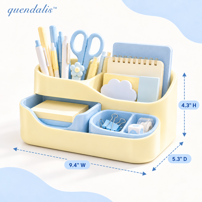 𝒒𝒖𝒆𝒏𝒅𝒂𝒍𝒊𝒔™ Soft Curve Desk Organizer